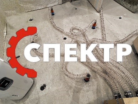 Продувка керамзита под полом Knauf турбиной высокого давления после протечки и сушка