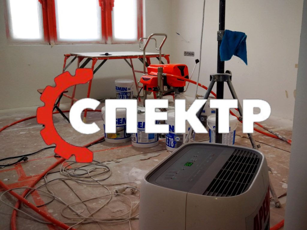 Осушитель для маляра – большой объем шпаклевки, быстрая просушка слоев — фото